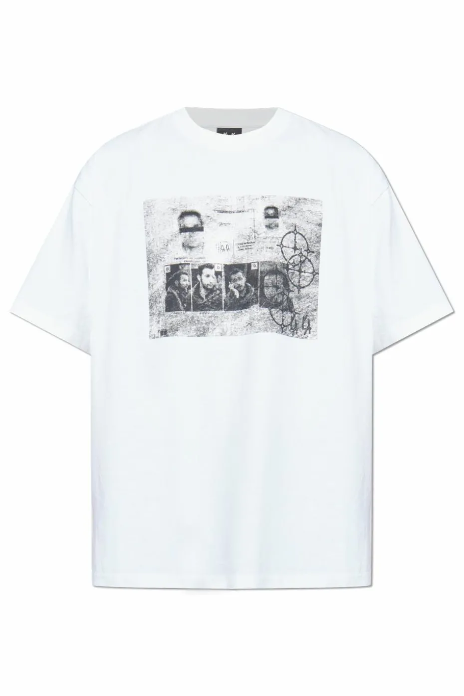 44 Label Group BIAŁY T-shirt z logo