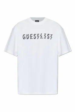 44 Label Group BIAŁY T-shirt z logo