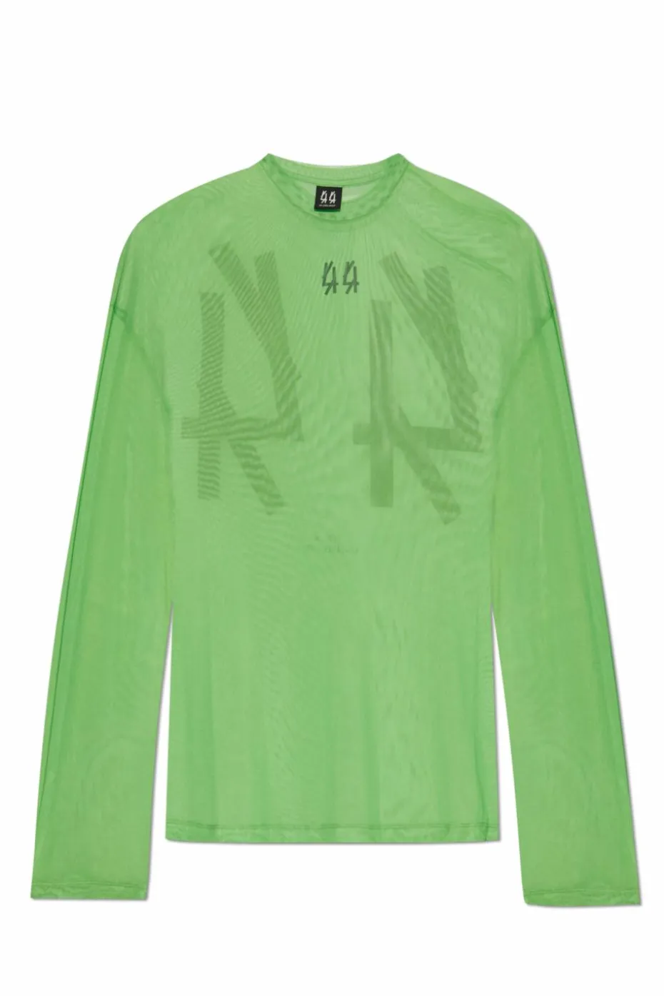44 Label Group neonowy T-shirt z długim rękawem