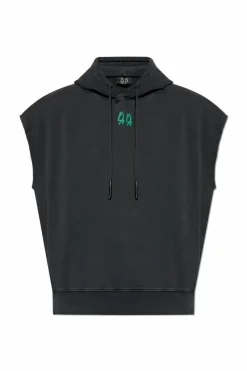 44 Label Group SZARY Bluza z kapturem