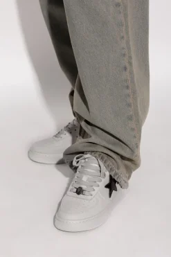 A BATHING APE® BIAŁY Buty sportowe z logo