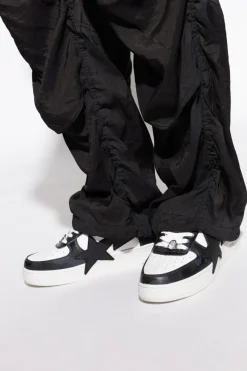 A BATHING APE® CZARNY Buty sportowe z logo
