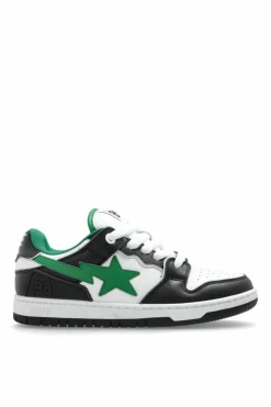 A BATHING APE® CZARNY Buty sportowe z logo