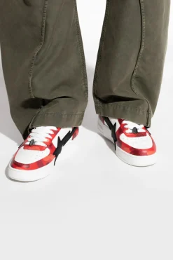 A BATHING APE® CZERWONY Buty sportowe z logo