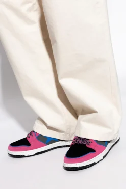 A BATHING APE® RÓŻOWY Buty sportowe z logo