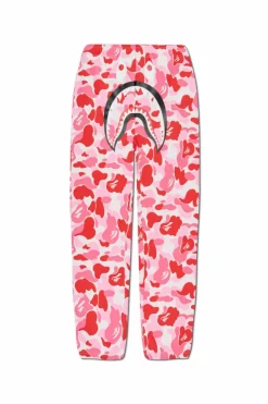 A BATHING APE® RÓŻOWY Spodnie dresowe