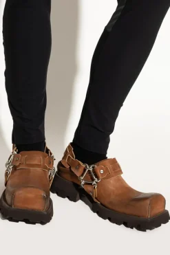 Acne Studios BRĄZOWY Skórzane buty