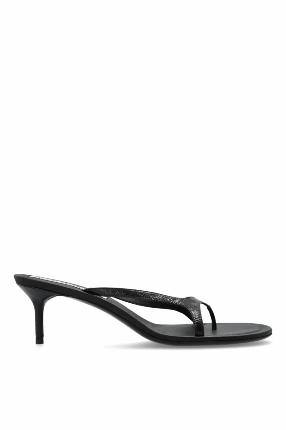 Acne Studios CZARNY Klapki na obcasie