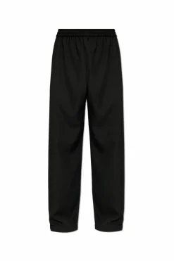 Acne Studios CZARNY Spodnie o luźnym kroju