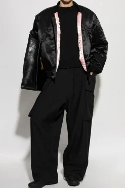 Acne Studios CZARNY Sweter z logo