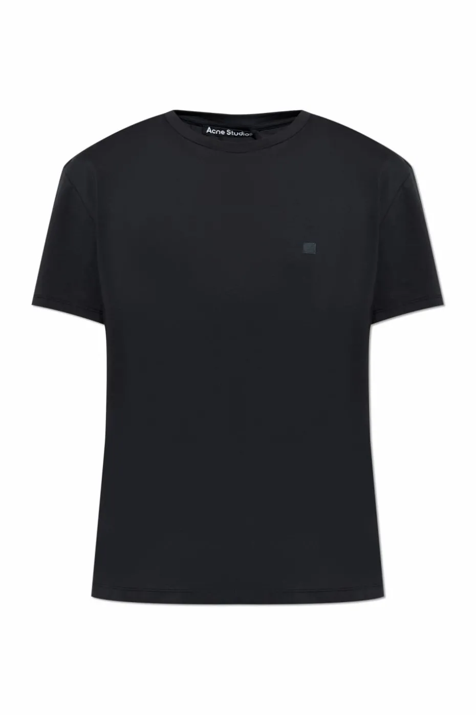 Acne Studios CZARNY T-shirt z logo