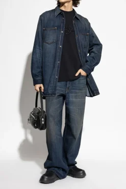 Acne Studios GRANATOWY Jeansy ‘1981’