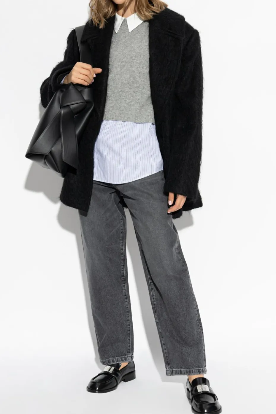 Acne Studios jasnoniebieski Koszula z logo