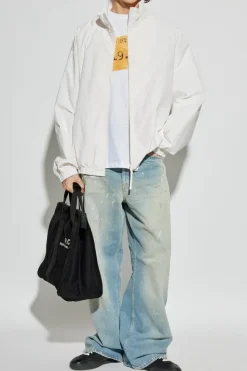 Acne Studios jasnoniebieski Jeansy z logo