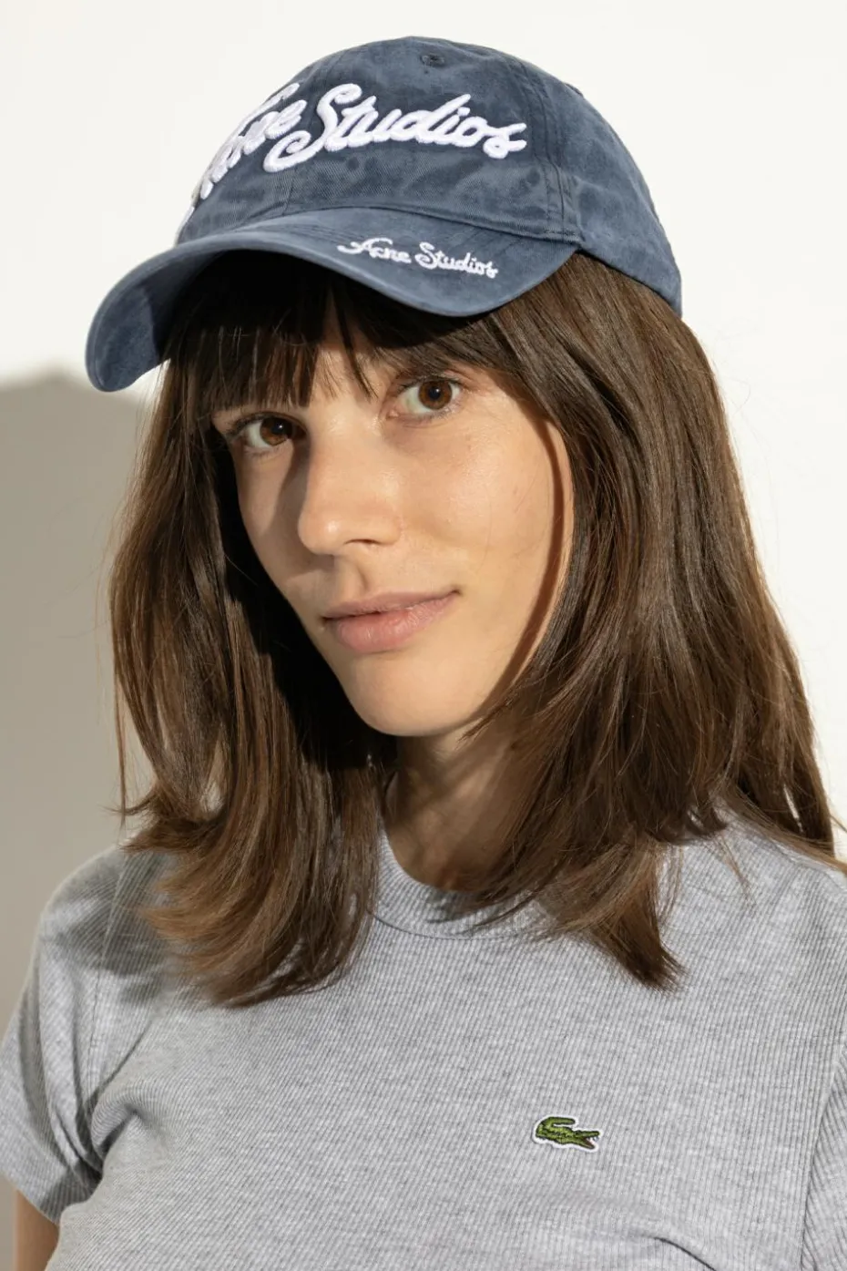 Acne Studios NIEBIESKI Czapka z daszkiem