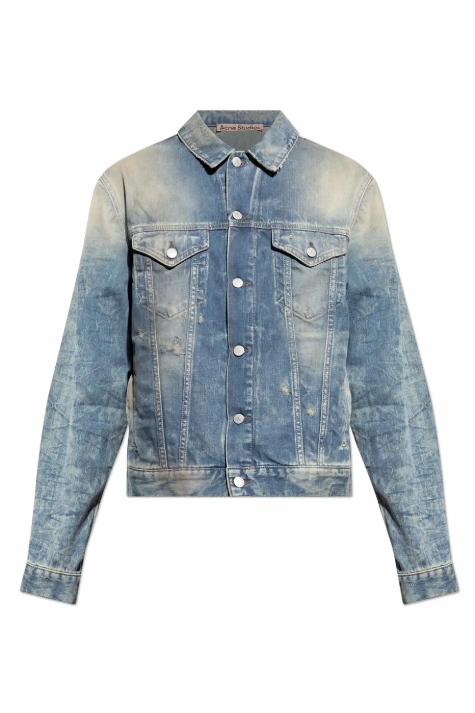 Acne Studios NIEBIESKI Jeansowa kurtka