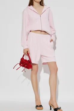 Acne Studios RÓŻOWY Bawełniane szorty