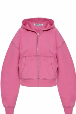 Acne Studios RÓŻOWY Bluza z kapturem