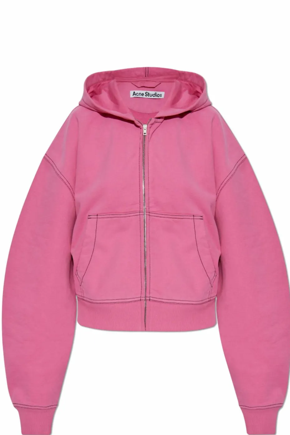 Acne Studios RÓŻOWY Bluza z kapturem