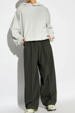 Acne Studios SZARY Bluza z kapturem
