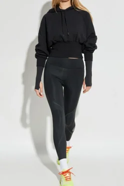 ADIDAS by Stella McCartney CZARNY Bluza z kapturem