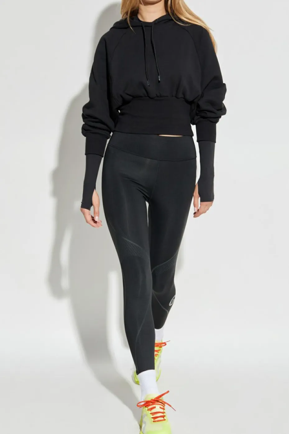 ADIDAS by Stella McCartney CZARNY Bluza z kapturem