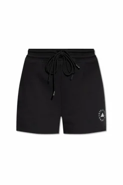 ADIDAS by Stella McCartney CZARNY Szorty z logo