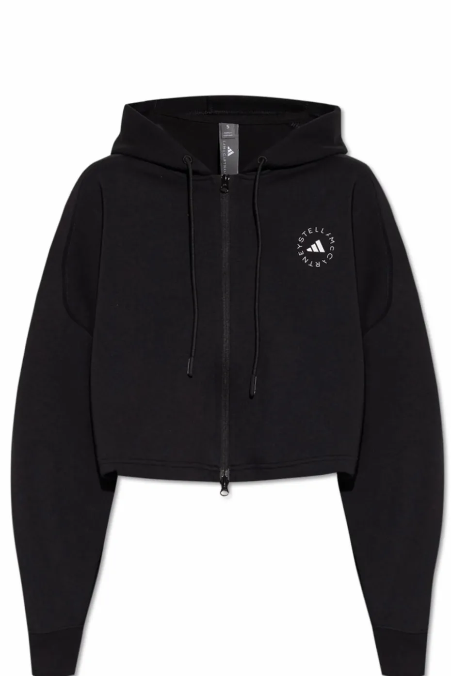 ADIDAS by Stella McCartney CZARNY Bluza o luźnym kroju z kapturem
