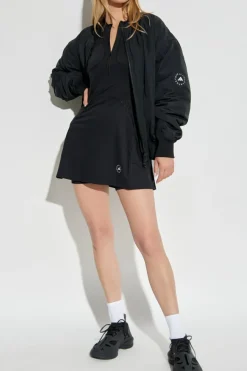ADIDAS by Stella McCartney CZARNY Zestaw treningowy: sukienka i szorty