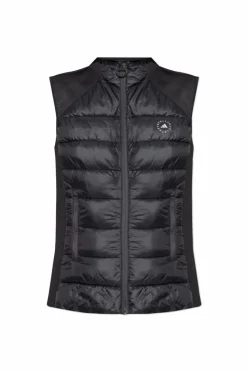 ADIDAS by Stella McCartney CZARNY Kamizelka ocieplana