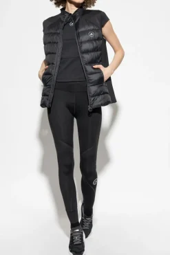 ADIDAS by Stella McCartney CZARNY Kamizelka ocieplana