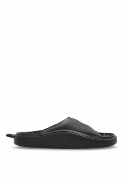 ADIDAS by Stella McCartney CZARNY Klapki z logo