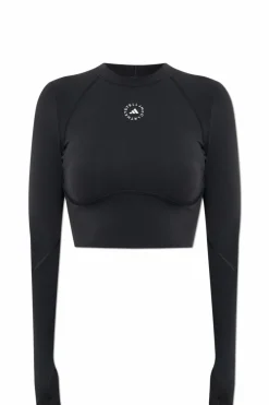 ADIDAS by Stella McCartney CZARNY Top z długimi rękawami