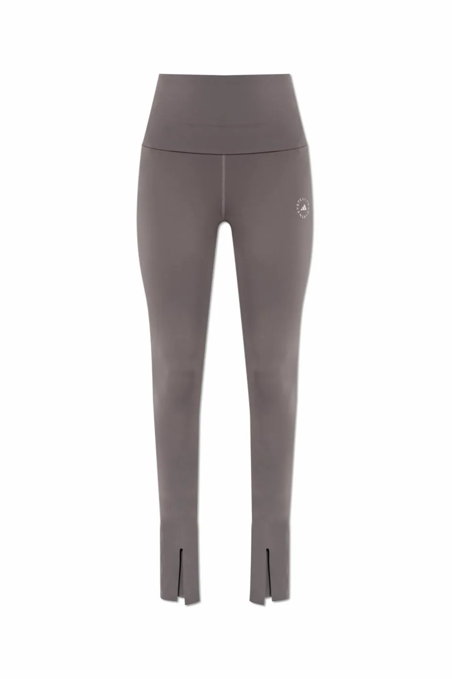 ADIDAS by Stella McCartney SZARY Leginsy treningowe z logo
