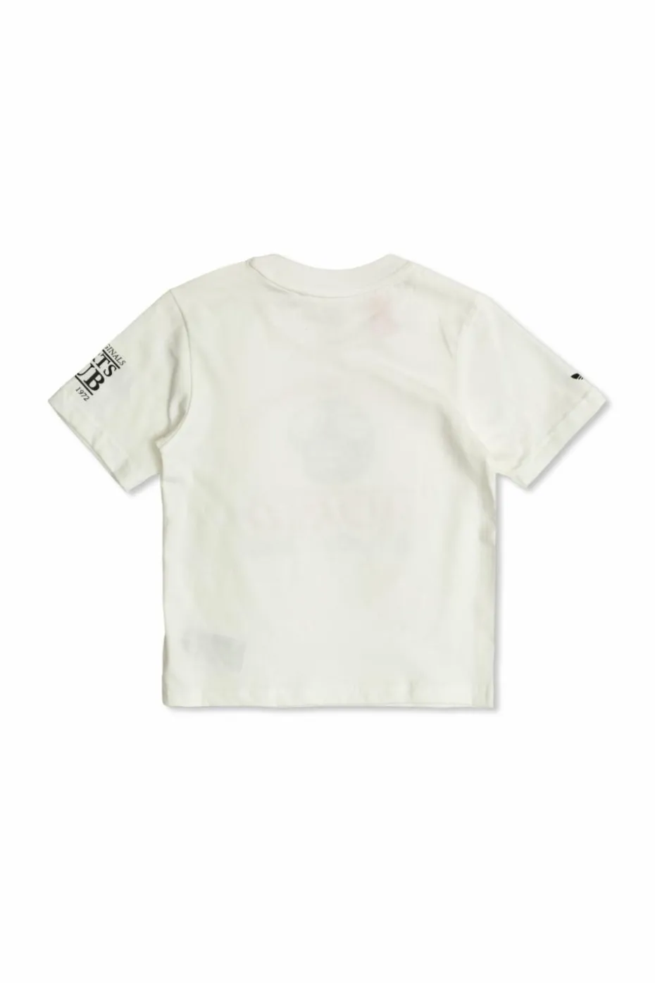 ADIDAS Kids BIAŁY T-shirt z nadrukiem