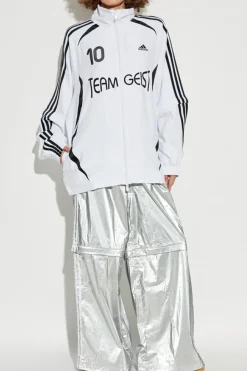 ADIDAS Originals BIAŁY Lekka kurtka typu `oversize`