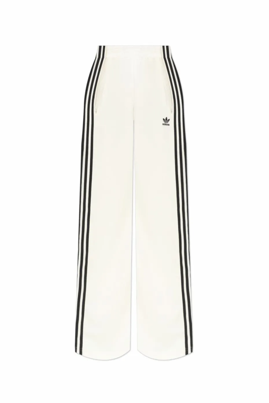 ADIDAS Originals BIAŁY Spodnie dresowe z logo