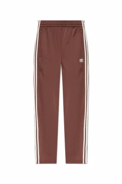 ADIDAS Originals BRĄZOWY Spodnie dresowe z nogawkami o prostym kroju