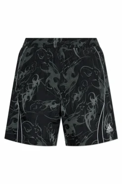 ADIDAS Originals CZARNY Szorty z logo