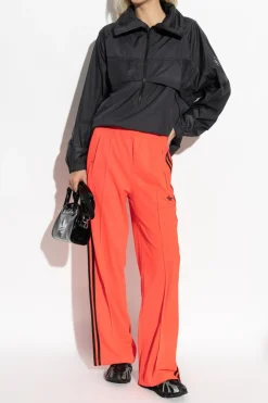 ADIDAS Originals CZERWONY Spodnie dresowe z nogawkami o prostym kroju