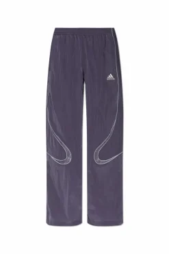 ADIDAS Originals FIOLETOWY Spodnie z technicznego materiału