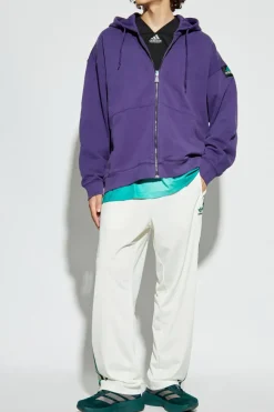 ADIDAS Originals FIOLETOWY Bluza z logo