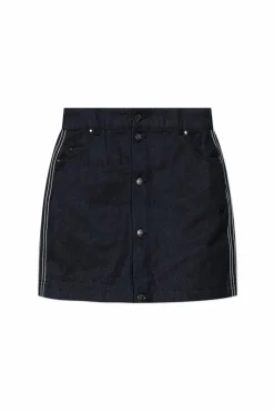 ADIDAS Originals GRANATOWY Jeansowa spódnica
