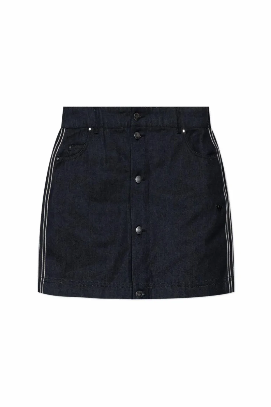 ADIDAS Originals GRANATOWY Jeansowa spódnica