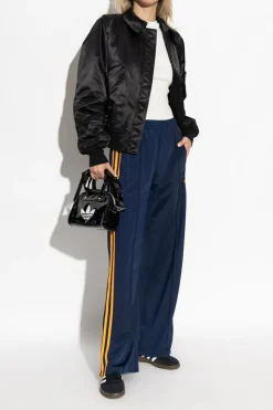 ADIDAS Originals GRANATOWY Spodnie dresowe z logo