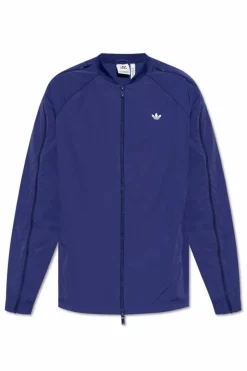 ADIDAS Originals GRANATOWY Lekka kurtka z logo