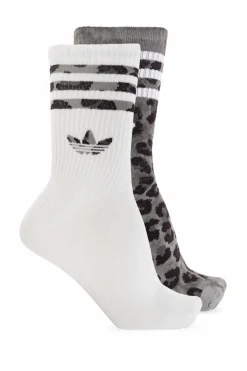 ADIDAS Originals MULTIKOLOR Dwupak skarpet z logo