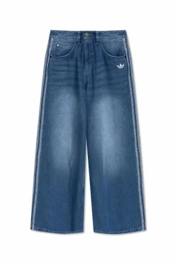 ADIDAS Originals NIEBIESKI Jeansy z szerokimi nogawkami