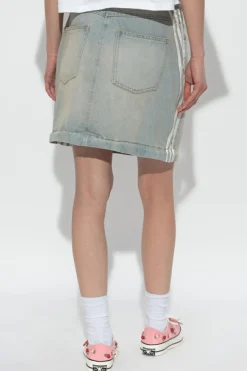 ADIDAS Originals NIEBIESKI Jeansowa spódnica