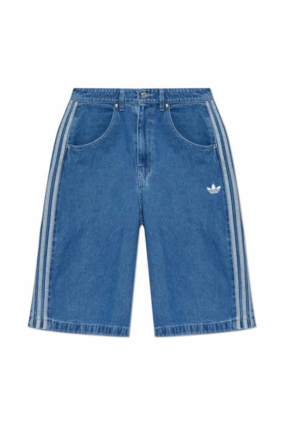 ADIDAS Originals NIEBIESKI Jeansowe szorty